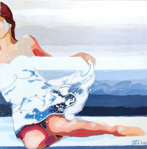 Dream Girl by Zezinha Farrajota, Painting for Sale on Select