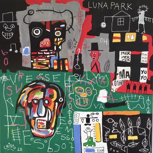 Carnaval by Renaud Cristofari, Painting for Sale on Select