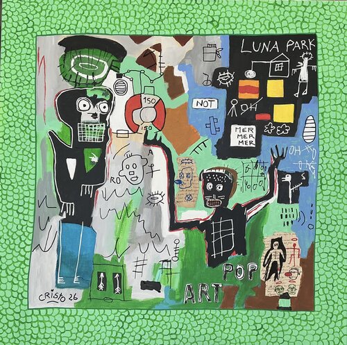 Envers by Renaud Cristofari, Painting for Sale on Select