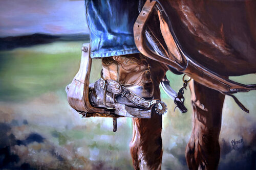 A Full Day by Bobbe Jones, Painting for Sale on Select
