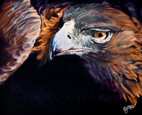 Golden by Bobbe Jones, Painting for Sale on Select