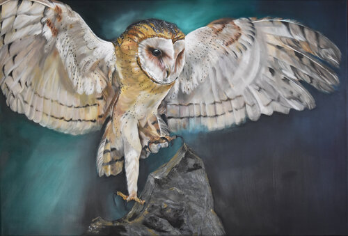 Silent Descent by Bobbe Jones, Painting for Sale on Select