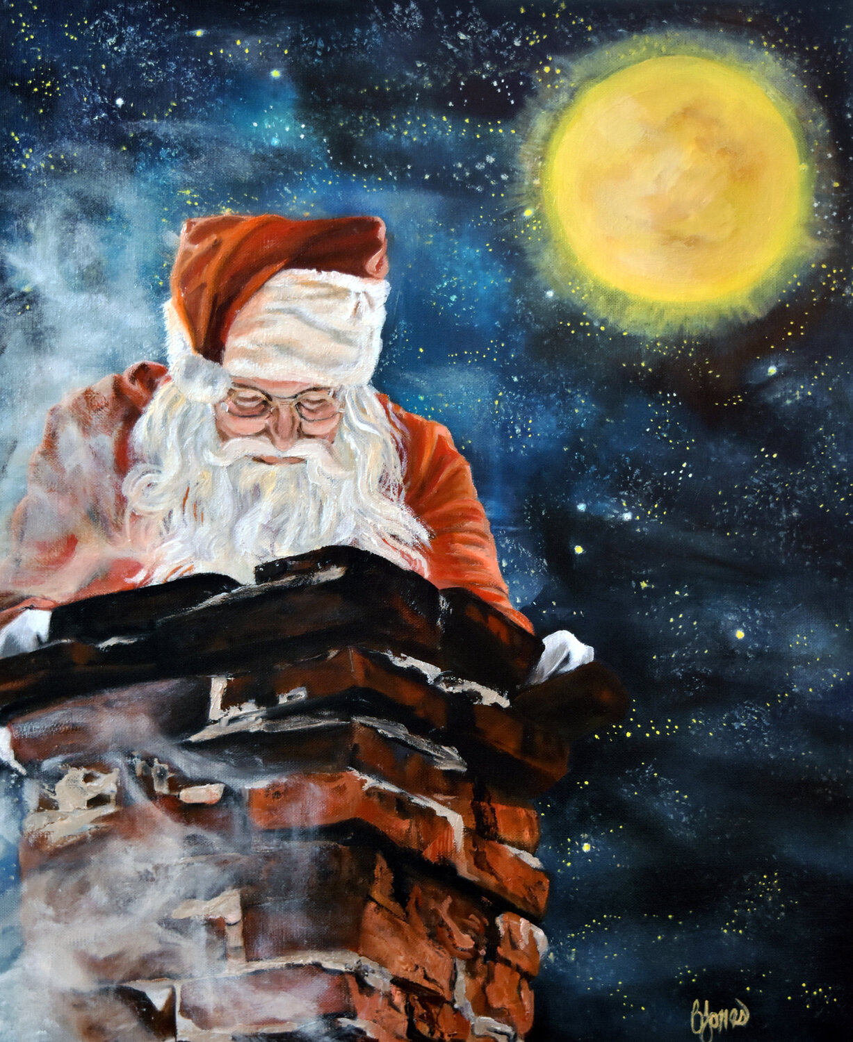 Magical Night Bobbe Jones Original painting for sale