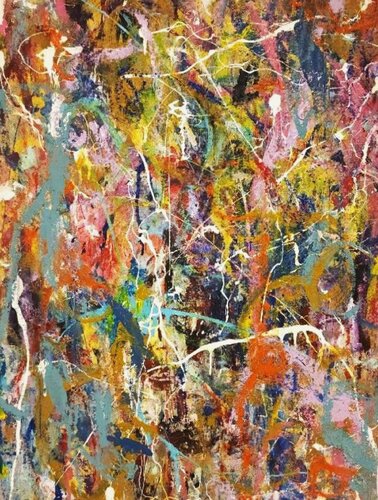 White Lines by Hiedi Schmitz, Painting for Sale on Select