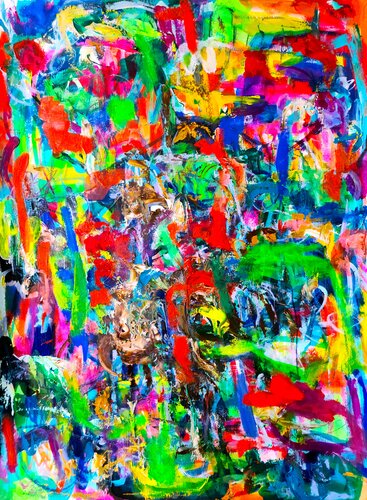 America July 2024 by Hiedi Schmitz, Painting for Sale on Select