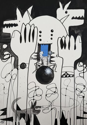 Where Do We Go From Here by PJ Riley, Painting for Sale on Select