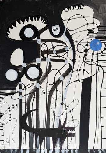 Thumb of God by PJ Riley, Painting for Sale on Select