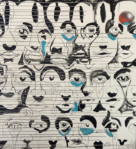 One Change of Mind ( can change the world) by PJ Riley, Painting for Sale on Select