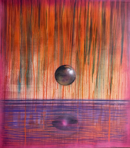 We Are All Floating in an Unformed Space by PJ Riley, Painting for Sale on Select