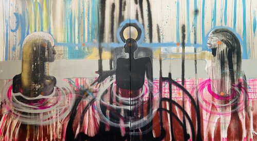The In Between by PJ Riley, Painting for Sale on Select