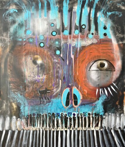 32 Souls by PJ Riley, Painting for Sale on Select