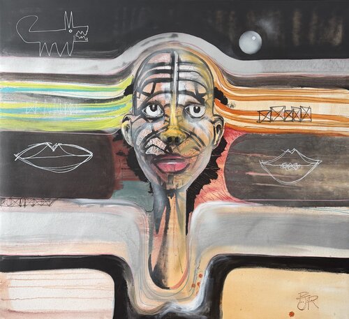 Design for a Superhuman by PJ Riley, Painting for Sale on Select