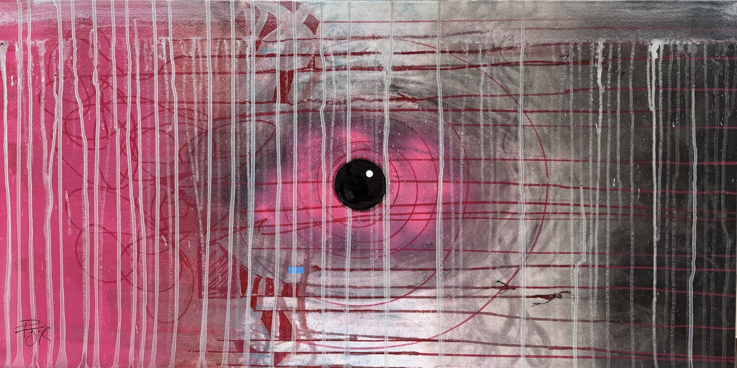 Location of God no3 PJ Riley Original painting for sale