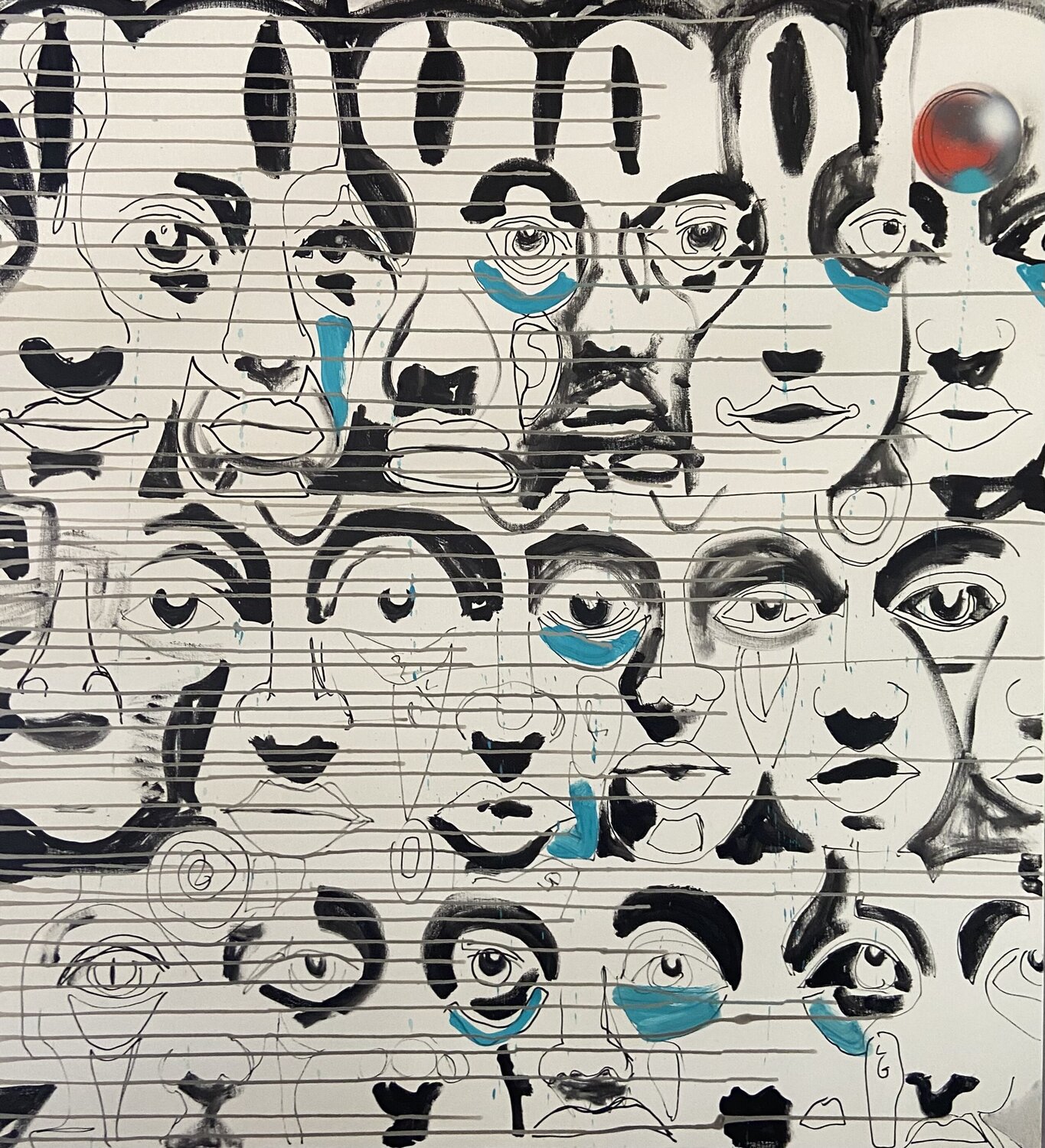 One Change of Mind ( can change the world) PJ Riley Original painting for sale