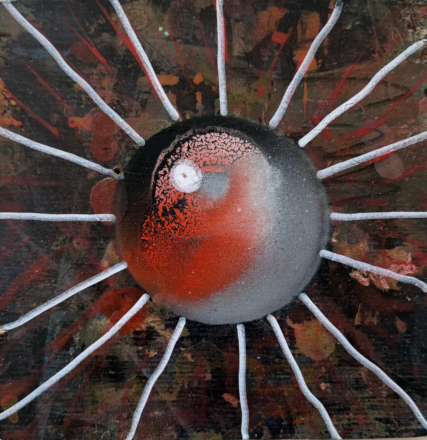 Sun God PJ Riley Original painting for sale