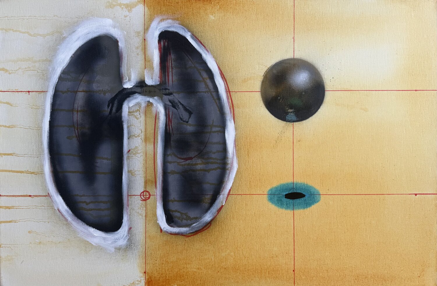 Lungs PJ Riley Original painting for sale