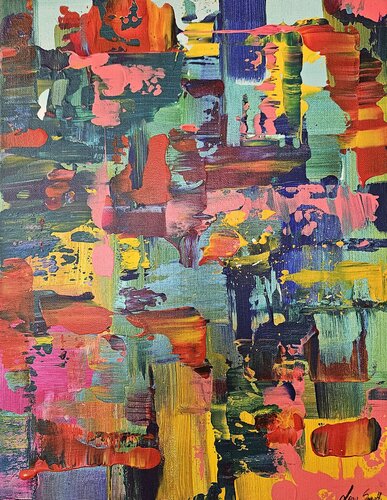 Vibrant visionary by Lisa Smith, Painting for Sale on Select