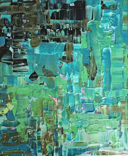 Forest greens by Lisa Smith, Painting for Sale on Select