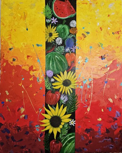 Hokkaido summer garden by Lisa Smith, Painting for Sale on Select