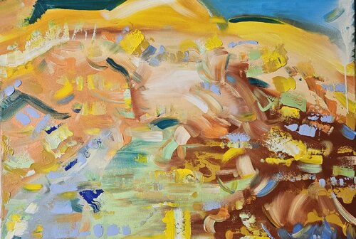 Sun kissed autumn by Lisa Smith, Painting for Sale on Select