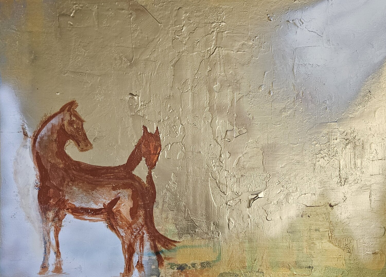 Stay close to me Lisa Smith Original painting for sale