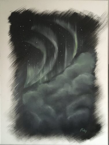 L’aurora sopra le nuvole by Roberto Porcella, Painting for Sale on Select