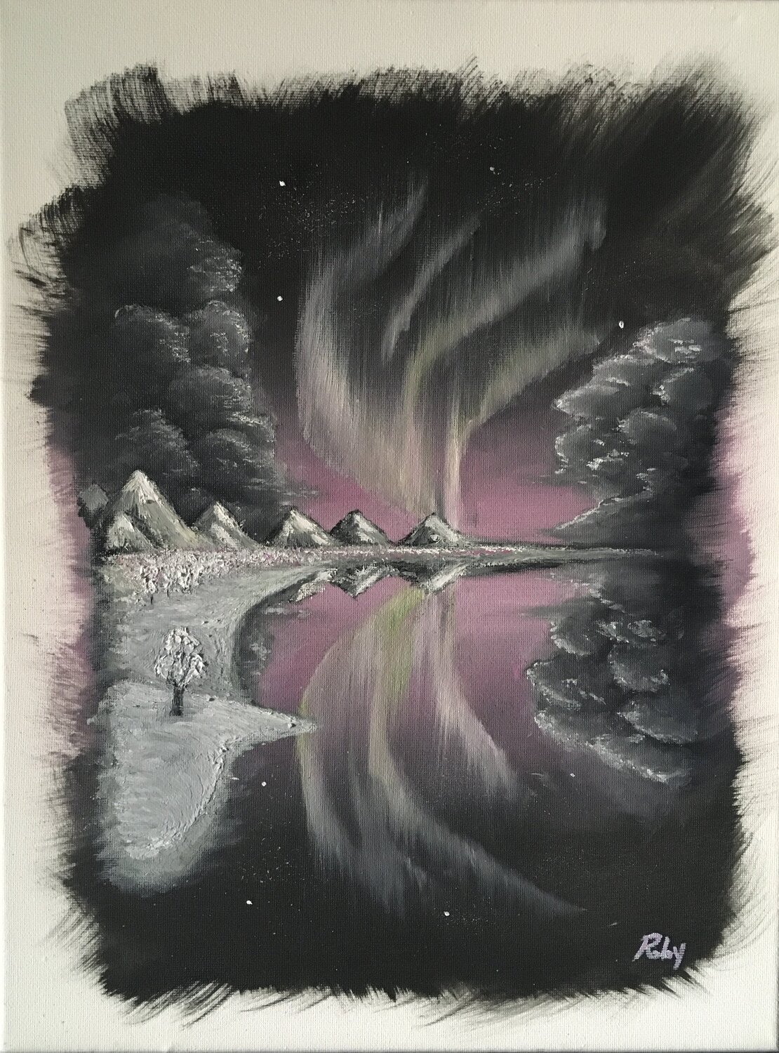 Riflesso d’aurora Roberto Porcella Originalgemälde zu verkaufen