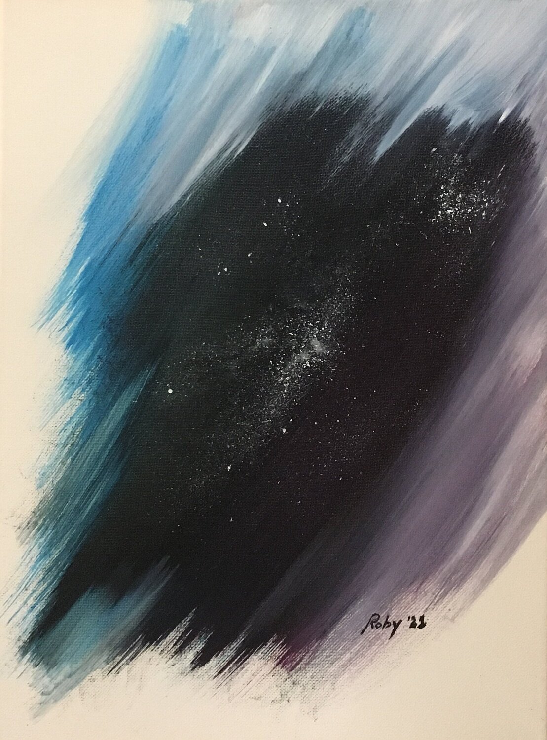 Scorcio di cielo Roberto Porcella Original painting for sale
