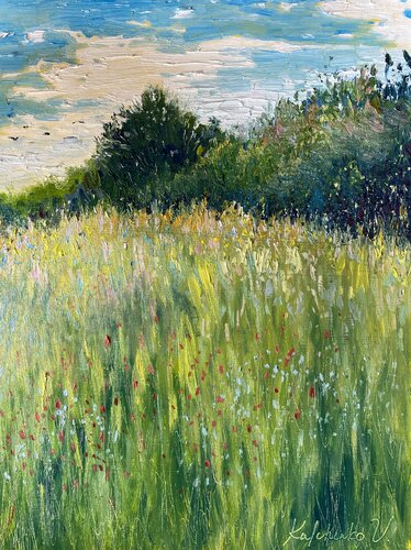 Spring Flowers by Vasily Kulchenko, Painting for Sale on Select