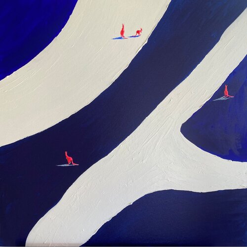 Jump Around by Vasily Kulchenko, Painting for Sale on Select