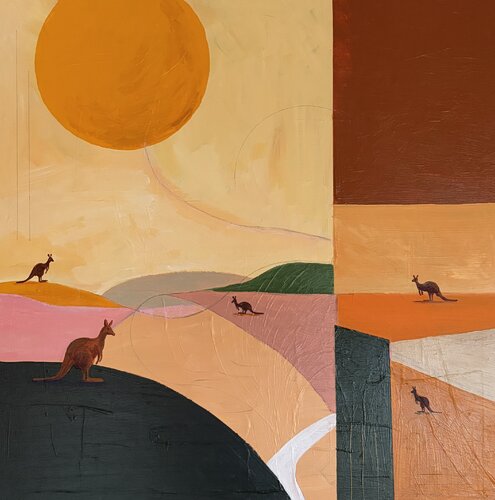 Sun Wanderers by Vasily Kulchenko, Painting for Sale on Select