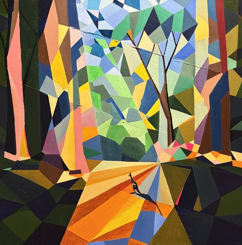 Into the Gum Trees by Vasily Kulchenko, Painting for Sale on Select
