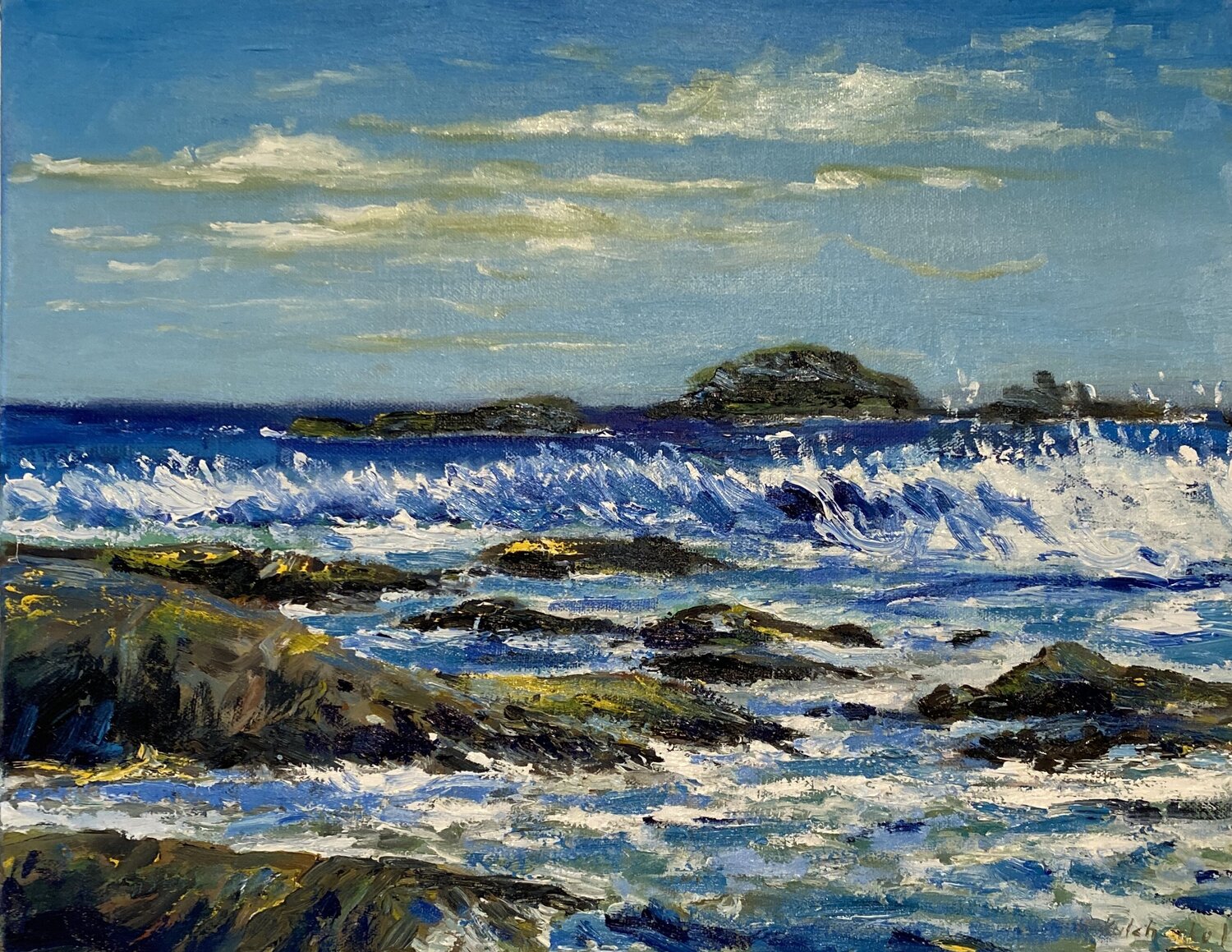 Redgate Beach Vasily Kulchenko Original painting for sale