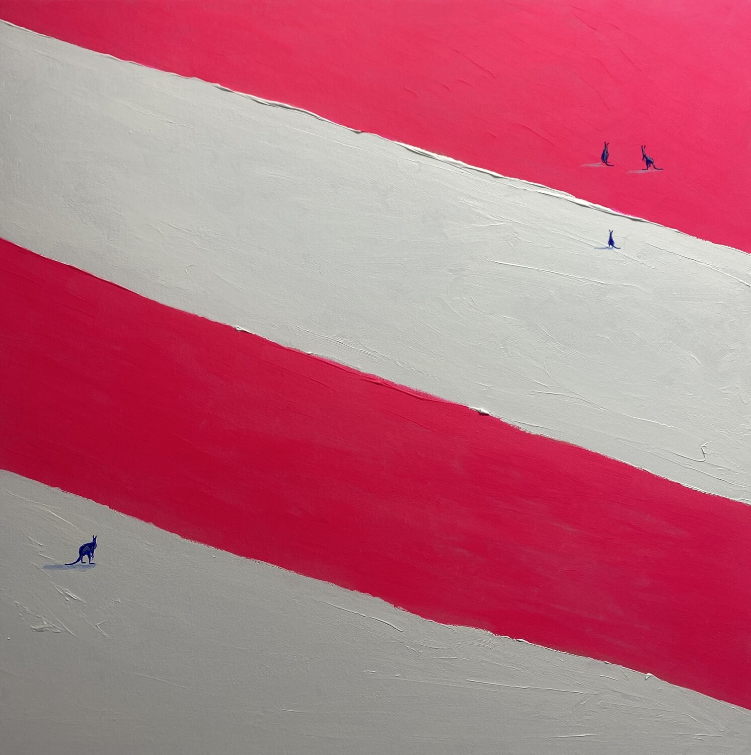 Jump Over Lines Vasily Kulchenko Original painting for sale