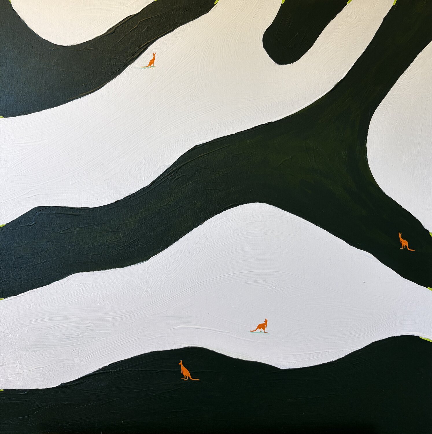 Jump Around #2 Vasily Kulchenko Original painting for sale
