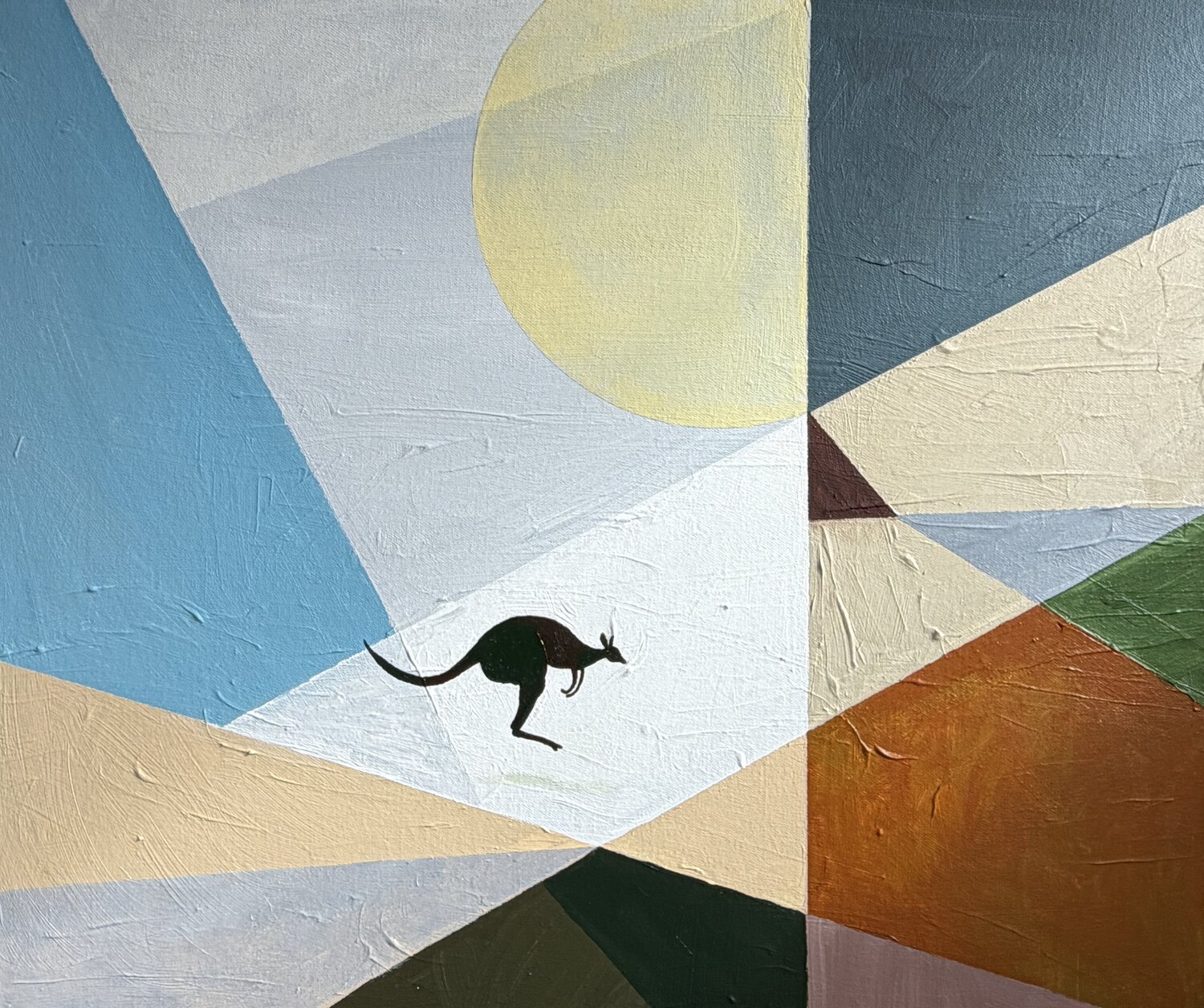 Geometric Horizons Vasily Kulchenko Original painting for sale