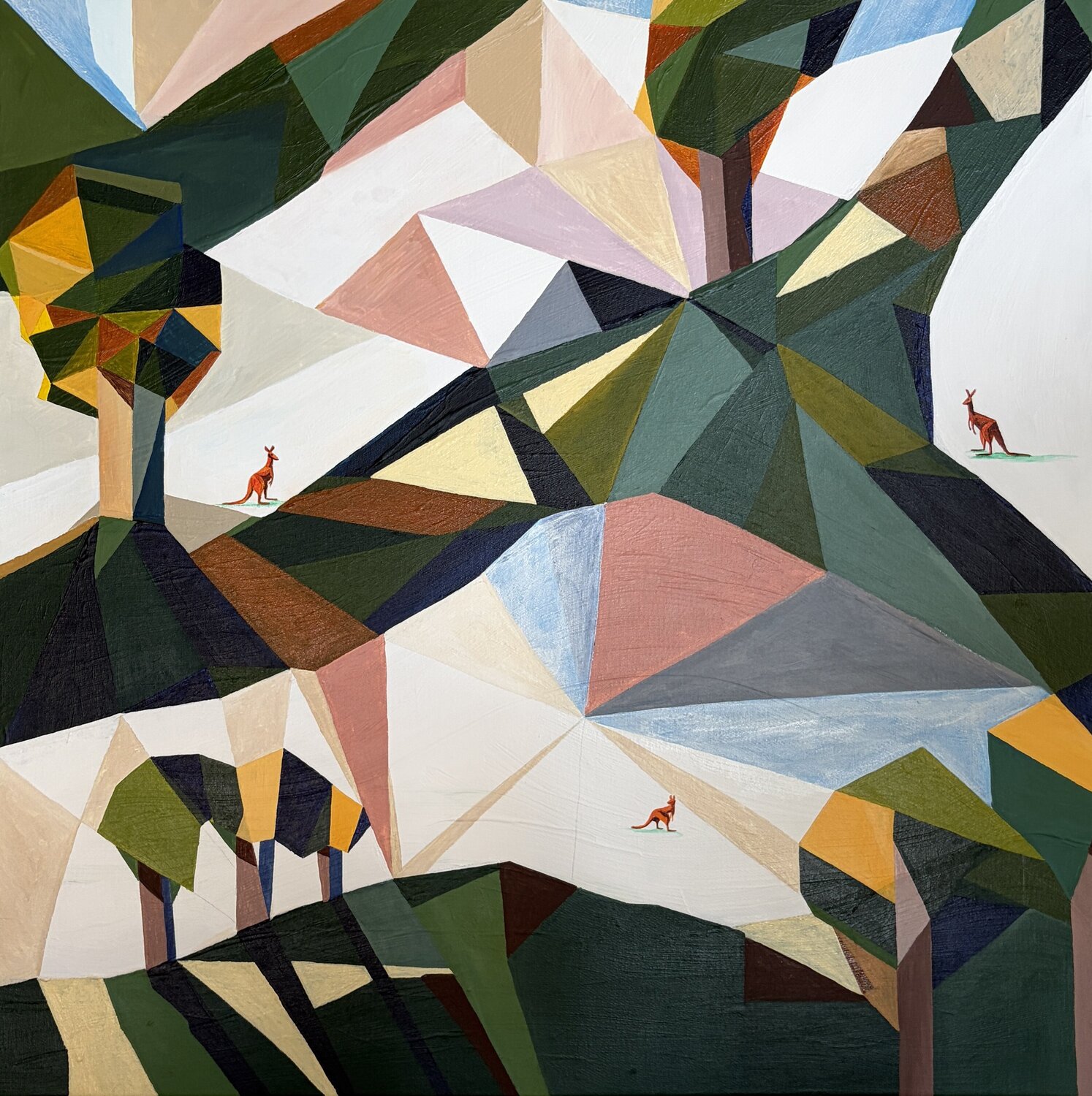 Australian Geometry Vasily Kulchenko Original painting for sale