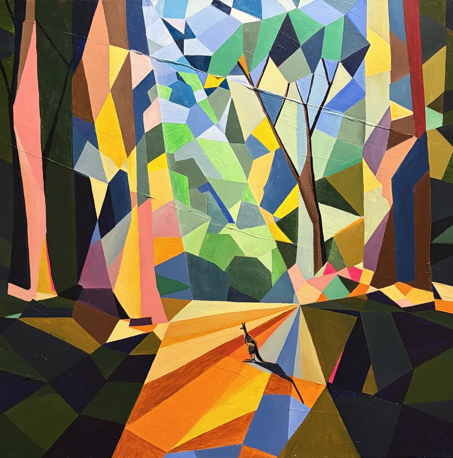 Into the Gum Trees Vasily Kulchenko Original painting for sale