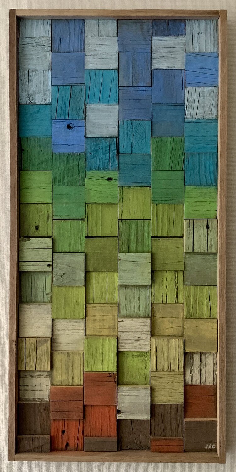 África geométrico Joaquín Acevedo Original painting for sale