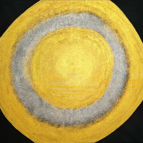 Der golden-silberne Kreis by Ben Plaumann, Painting for Sale on Select