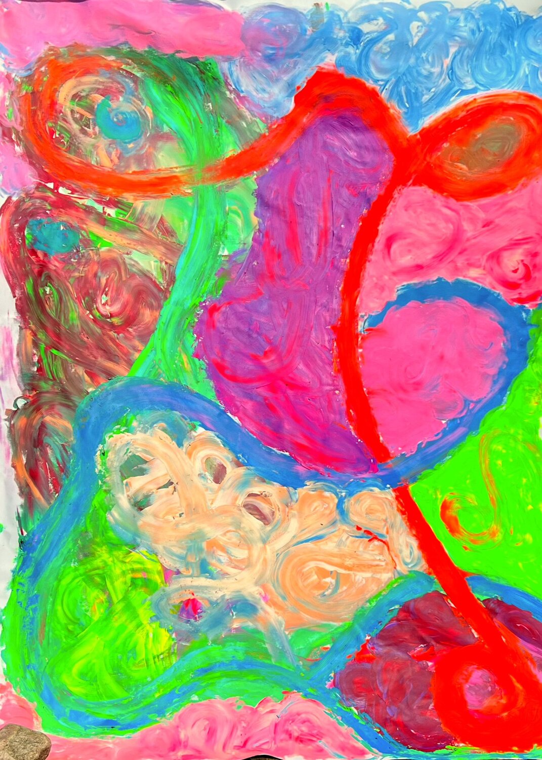Farbspiel im Norden Deutschlands Ben Plaumann Original painting for sale