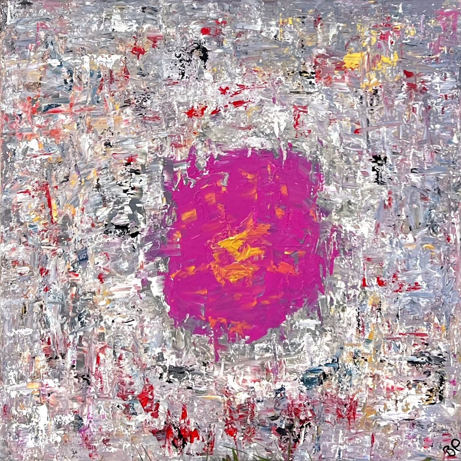 Zwischen Rahmen und Freiheit / Auf SINGULART kuratiert Ben Plaumann Original painting for sale