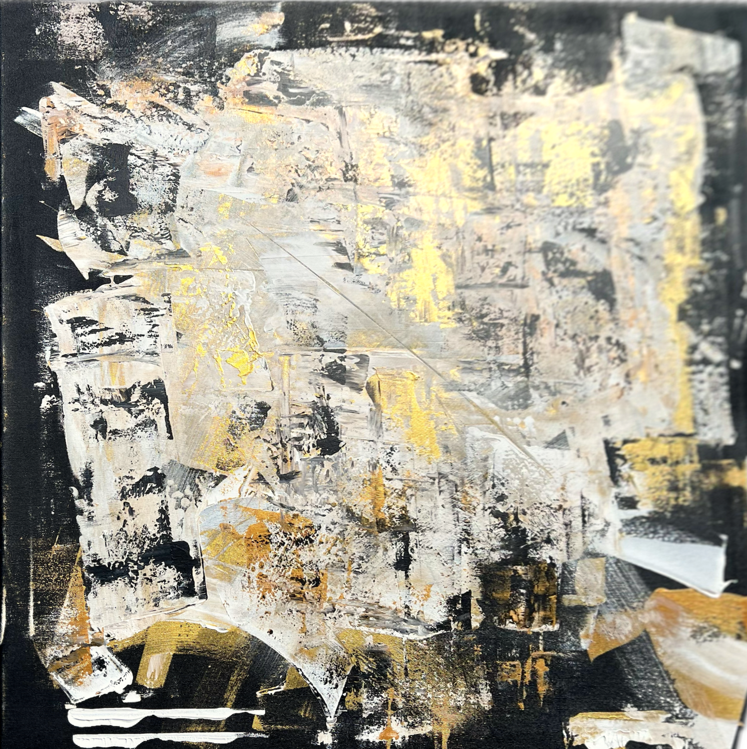 Goldene Stille / Teil der Kunstmesse "INC art" fair Bodensee Ben Plaumann Original painting for sale