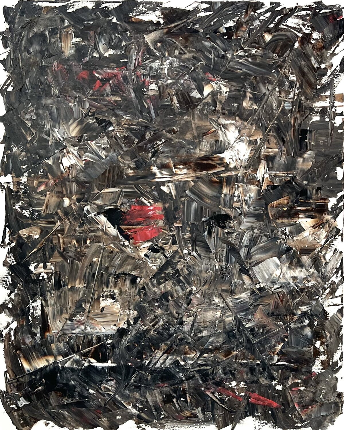 Stille im Sturm / Singulart Galerie kuratiert Ben Plaumann Original painting for sale