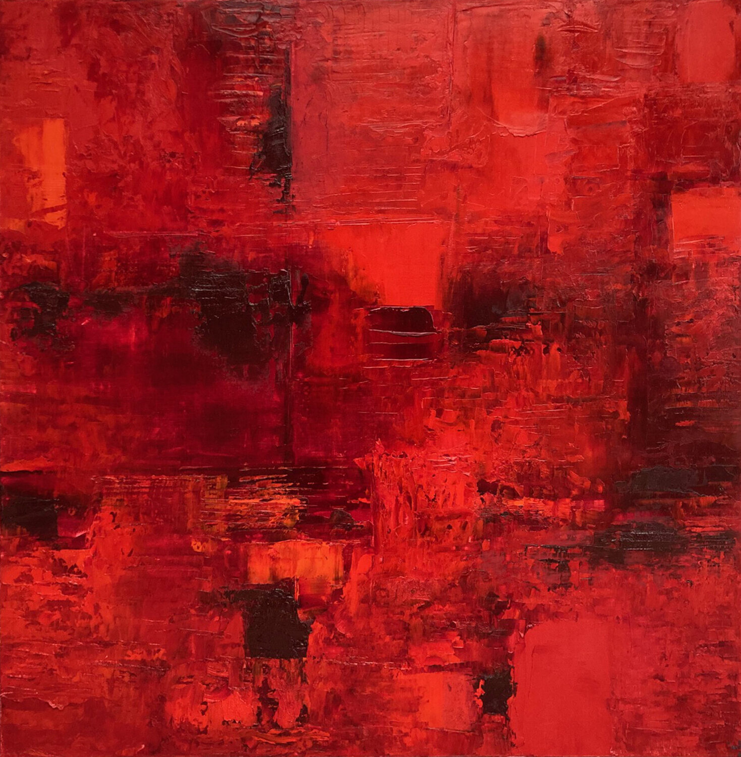 PASSION Christine Lance Original painting for sale