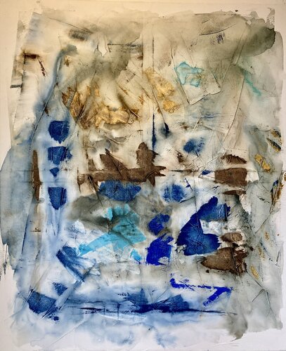 Winter Blues by Annette Gesine Rathjen, Painting for Sale on Select