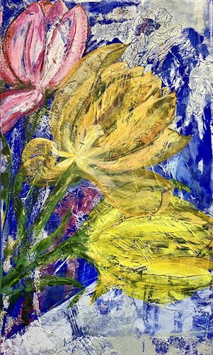 O.T. - Tulips by Annette Gesine Rathjen, Painting for Sale on Select