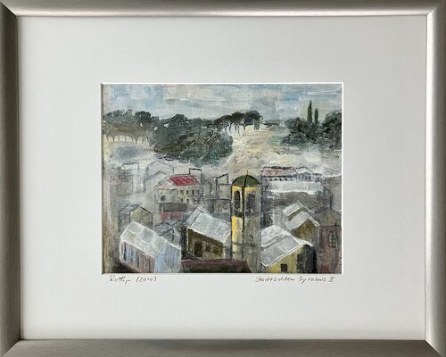 Stadtsichten Syracuse II by Annette Gesine Rathjen, Painting for Sale on Select