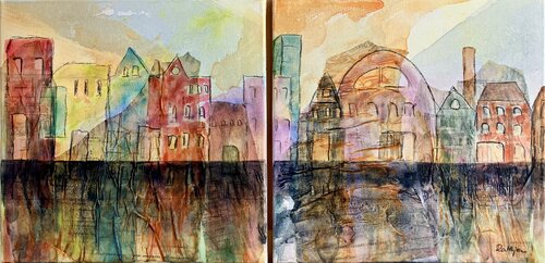 Konstruktion by Annette Gesine Rathjen, Painting for Sale on Select