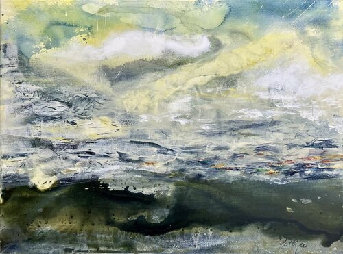 Spiel der Kräfte by Annette Gesine Rathjen, Painting for Sale on Select